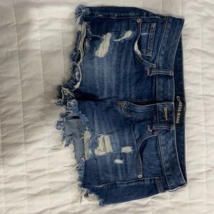Denim shorts